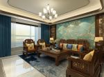 骊山国际新中式风格154平米四居室装修案例