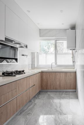 128平房子厨房简单装修设计效果图