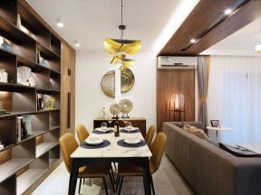 现代风格家庭餐厅收纳柜设计效果图