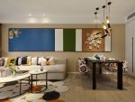 金鸿山水城现代风格110平米三居室装修效果图案例