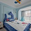 140平大户型儿童房墙面颜色装饰图片