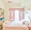 儿童房粉色窗帘装修装饰效果图