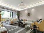 金沙湾轻奢风格140平米三居室装修效果图案例