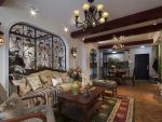 雨润中央宫园130平米美式风格三居室装修案例