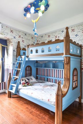 美式儿童房装修效果图大全 美式儿童房间装修效果图