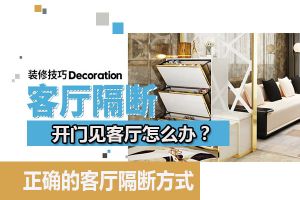 客厅隔断造型