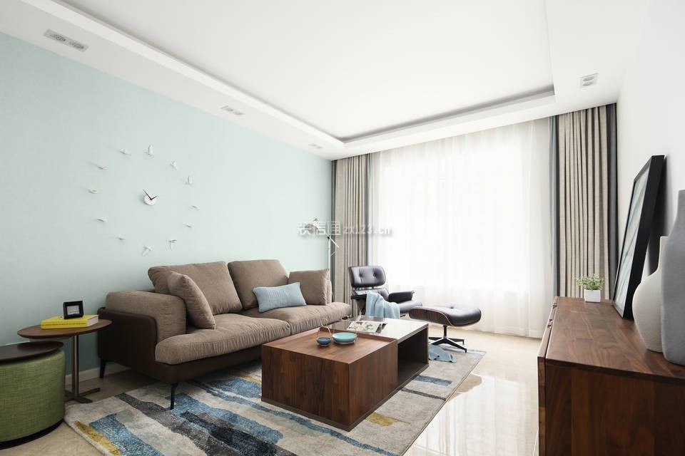 客厅墙面颜色效果图 客厅沙发效果 