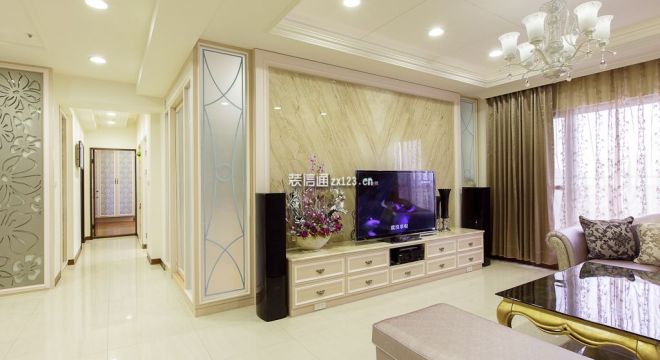 宏江溢彩年华现代简约117平米三室两厅装修案例