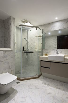 卫生间淋浴房图片 卫生间设计装修效果图片