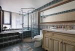 美式卫生间砖砌浴缸设计效果图大全