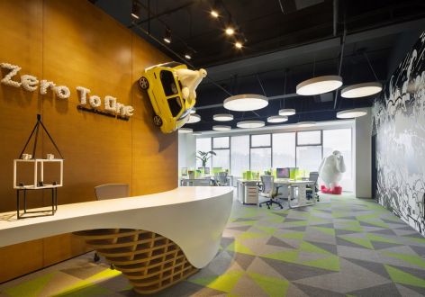 三木·海立方科技办公室现代风格装修效果图案例
