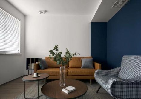 优品道·现代城简约风格88平米二居室装修效果图案例