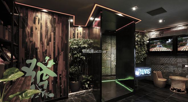 “发”老火锅店奢华风格230平米装修效果图案例