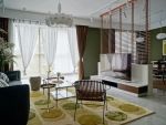 佰和锦园复古风格170平米四居室装修效果图案例