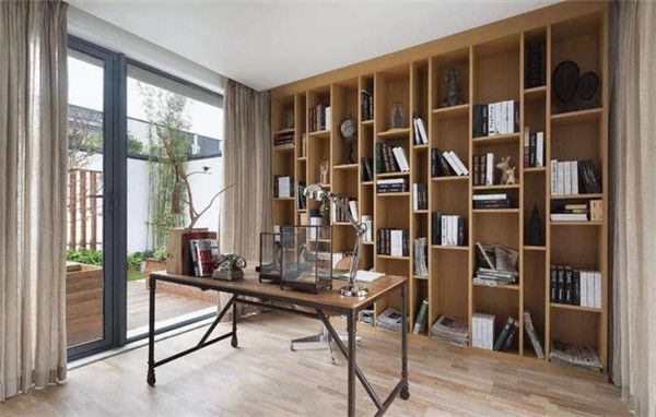 独立式书房和开放式书房是家里常见的两种书房设计形式,为了打造一个