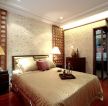 东南亚风格卧室床头背景墙装修图片