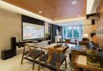 中骏雍景湾现代中式110平米三室两厅装修案例