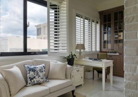 泰山绿谷135平米美式风格四居室装修案例