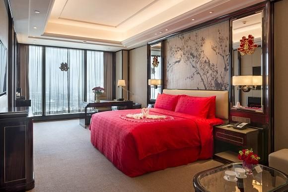 中式婚房卧室布置