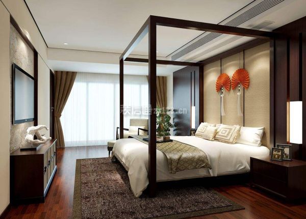中式婚房布置卧室