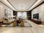 唐宁国际新中式风格155平米三居室装修案例