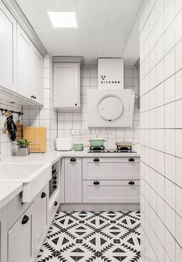 65平米两室一厅欧式厨房装修效果图大全