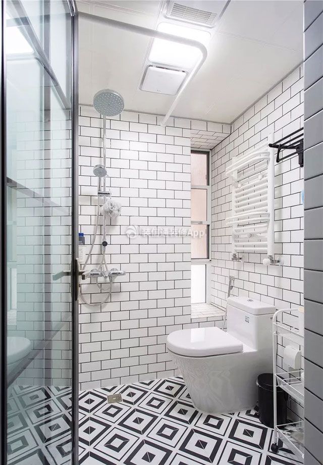 65平米两室一厅卫生间简欧风格装修效果图