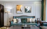 远达·鹭湖宫美式风格97平米三居室装修效果图案例