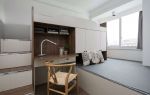 中海阳光玫瑰园北欧风格75平米二居室装修效果图案例