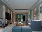 紫金长安现代风格117平米三居室装修案例