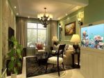 太湖锦园美式风格92平米二居室装修案例
