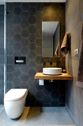 卫生间瓷砖效果 卫生间瓷砖铺贴 卫生间瓷砖装修效果图