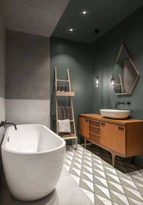 北欧风格样板间卫浴间装修设计图片