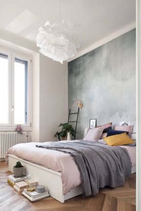 北欧风格样板间卧室吊灯设计效果图
