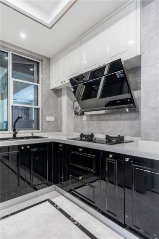 90平米现代风格厨房装修效果图大全
