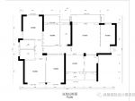 浏阳市新月半岛170平米轻奢风格装修案例