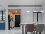 融创·玖境臺北欧风格70平米二居室装修效果图案例