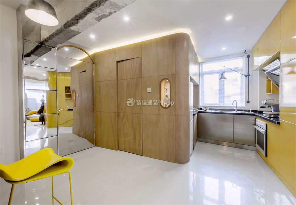 30平米单身公寓厨房装修效果图片欣赏