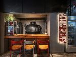 红枫城市广场烤鱼店工业风格265平米装修效果图案例