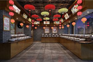中式餐厅室内装修设计