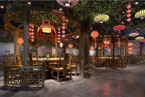 中式快餐餐厅怎么装修
