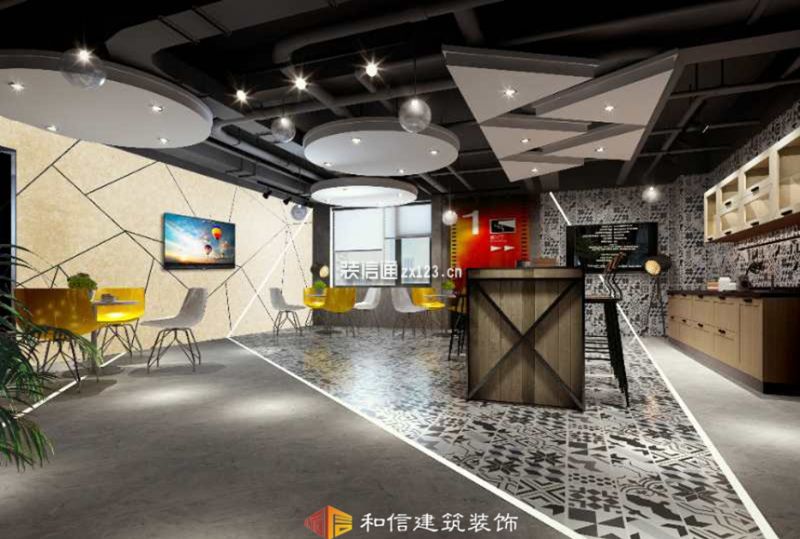 北京中关村文创中心办公室装修案例