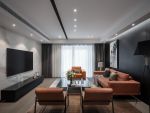 紫煜臻城130平三居室现代简约风格装修案例