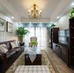 美式风格家庭客厅装修设计图欣赏