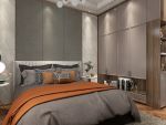 鸿通·翡翠城轻奢风格130平米三居室装修效果图案例