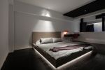 115平米高级黑现代复式卧室装修效果图