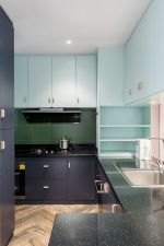 现代北欧风格厨房橱柜颜色装修效果图片