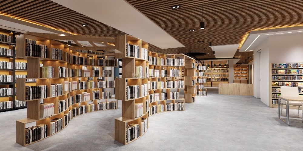 福州特色书店日式风格600平米装修效果图案例