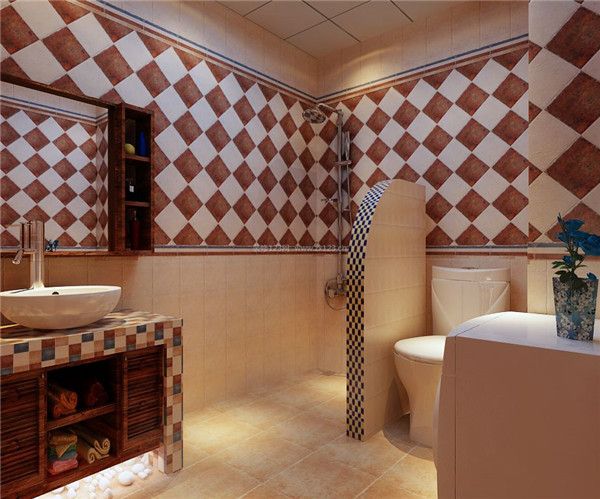 卫生间墙面瓷砖装修效果图