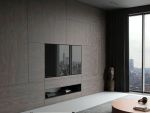 绣津小区120平米高级灰现代极简三居室装修案例